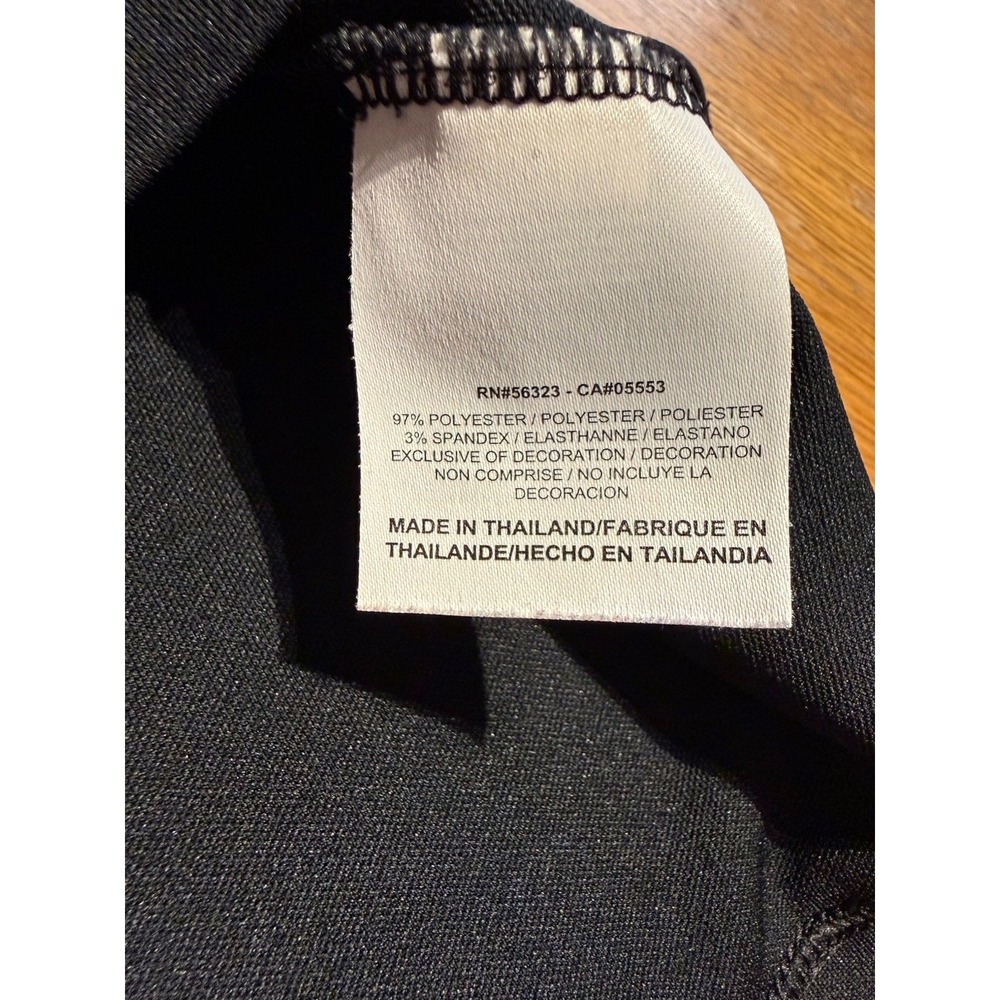 Nike Golf Dri Fit Polo Shirt XL Black Gray Graphic Stripe Swoosh Athletic - Picture 4 of 8